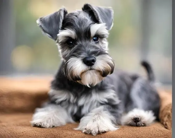Cachorro de Schnauzer Miniatura criado en casa en Cáceres